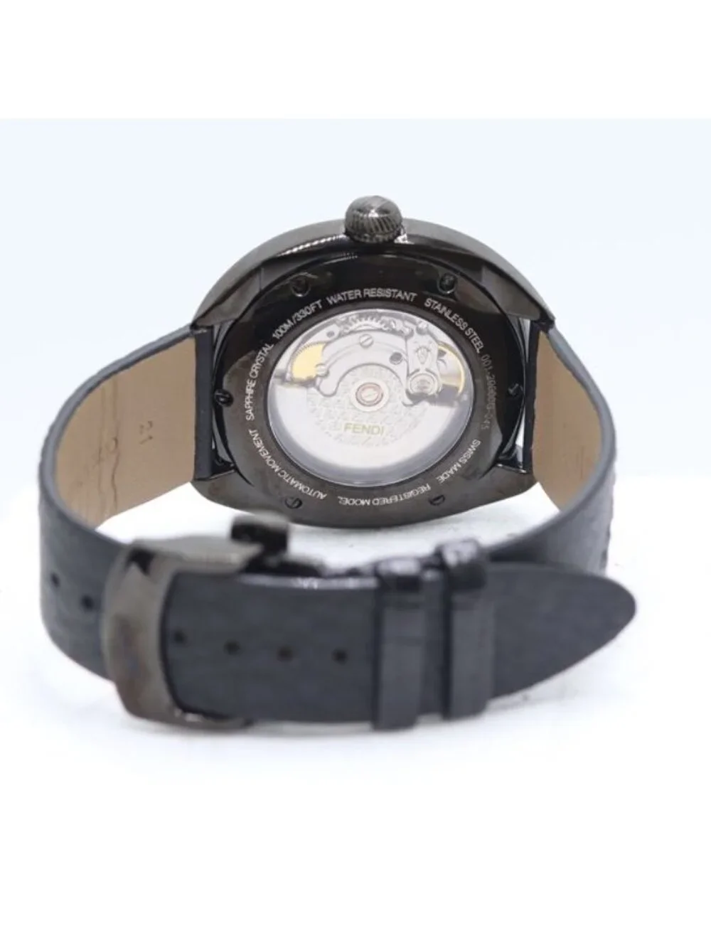Fendi Automatic Winding Date Black Dial Watches Ngc Watch